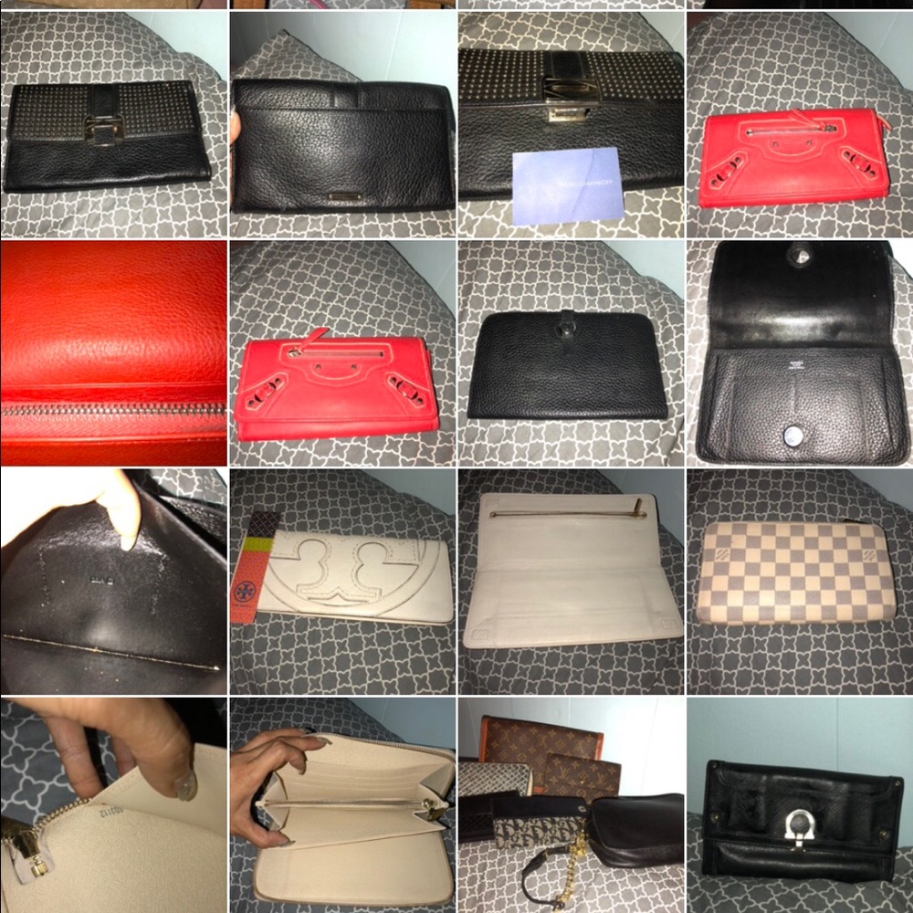 More authentic purses clutches and wallets